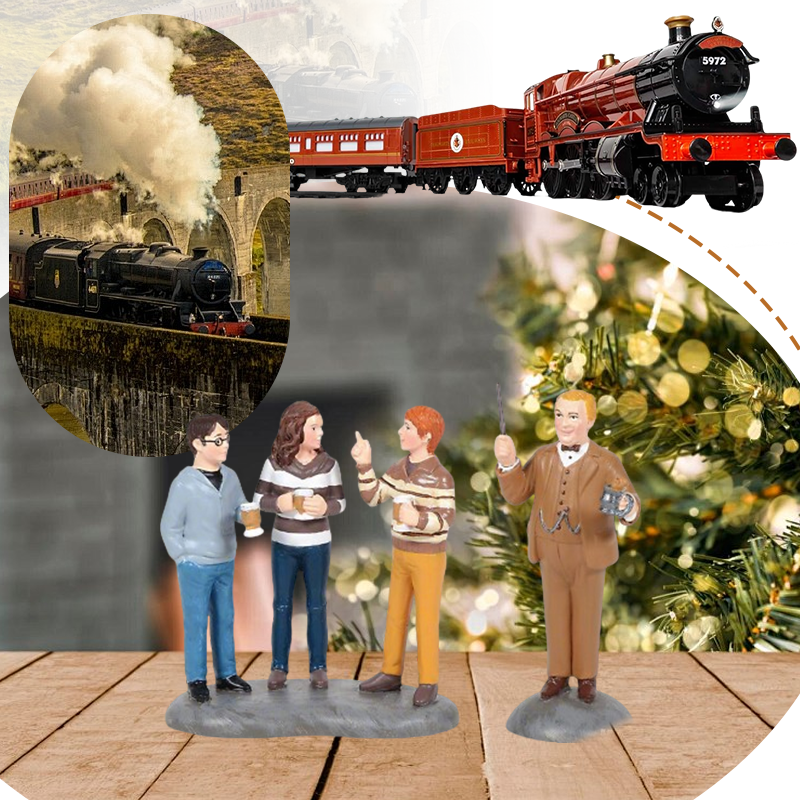 Harry Potter LED Lighted Christmas Village Set