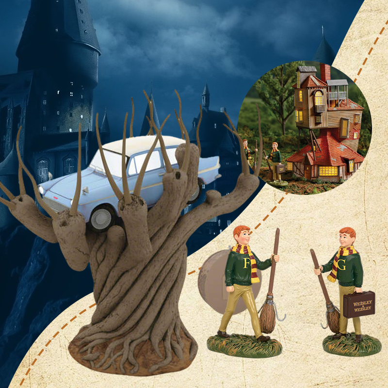 Harry Potter LED Lighted Christmas Village Set